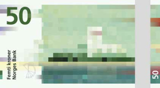 Illustration for article titled Norway's New Currency Design Is Perfectly Pixelated High-Concept Art